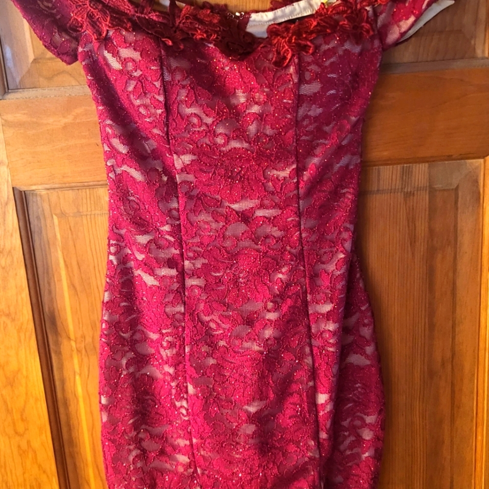 Off the shoulder dress